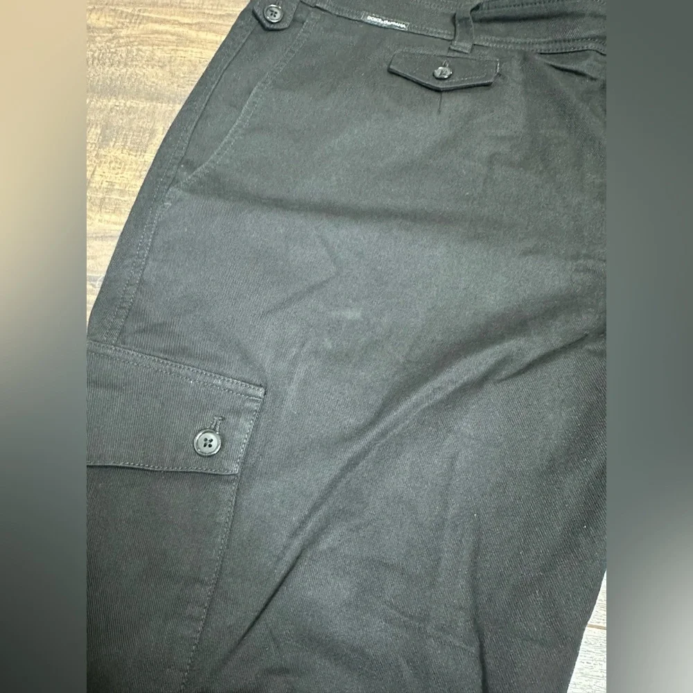 DOLCE & GABBANA Men's Black Cargo Pants - Picture 8 of 14